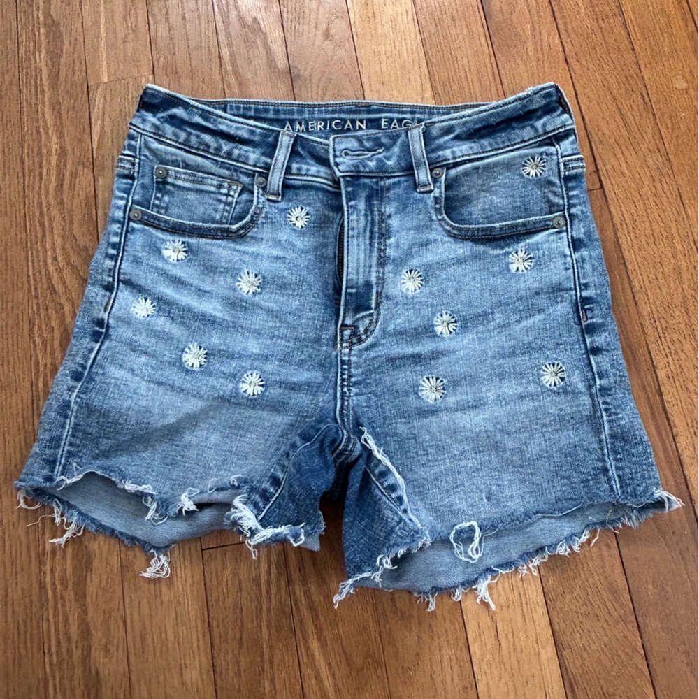 American Eagle Jean Daisy Shorts